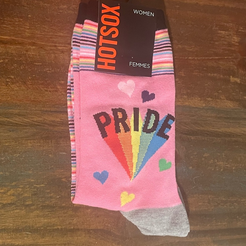 ✨3/$30✨ Hot Sox Novelty Pride Socks Ladies Size 9 - 11